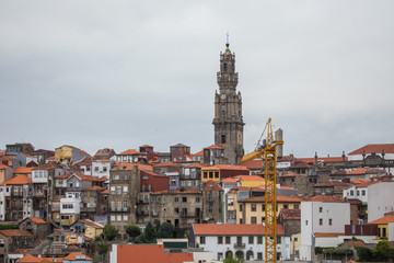 Naklejka premium Porto, Portugal - July 2017. Cityscape, Porto, Portugal old town is a popular tourist attraction of Europe.