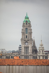 Porto, Portugal - July 2017. Cityscape, Porto, Portugal old town is a popular tourist attraction of Europe.