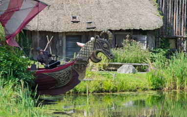 Drakkar de viking Puy du Fou Vendée France