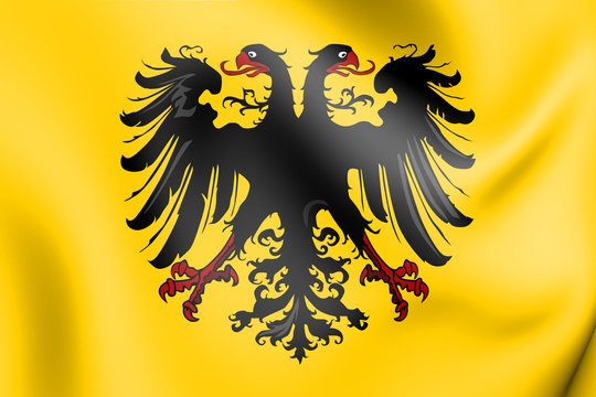 3D Banner of Holy Roman Emperor (After 1400).