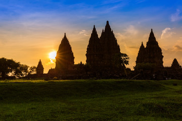 Prambanan temple near Yogyakarta on Java island - Indonesia