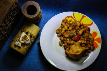 White Beans with chicken 