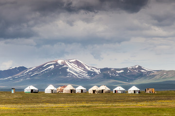 Nice Mountains in Kyrgyzstan country