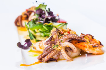 Food styling, gourmet, dish 