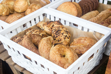 Fresh bakery at box