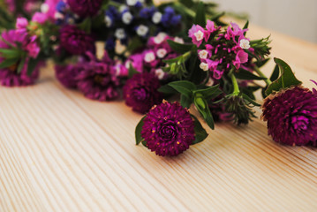 bouquet of autumn flowers