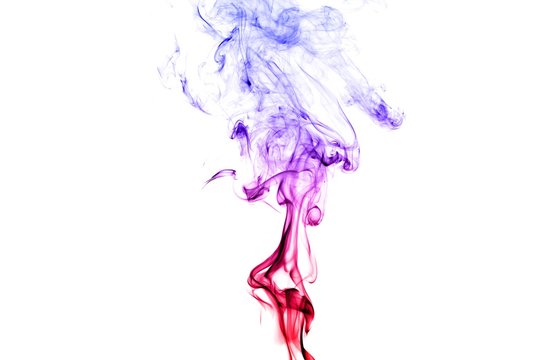 recommend clip art: Abstract colorful smoke on white background, smoke background,colorful ink background,red, Blue,beautiful color smoke