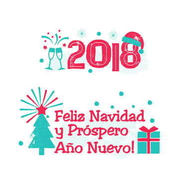 Feliz Navidad - Merry Christmas Spanish language