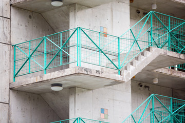 stairs in the building