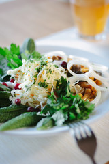 Healthy vegetable salad