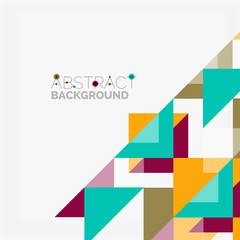 Triangle pattern design background