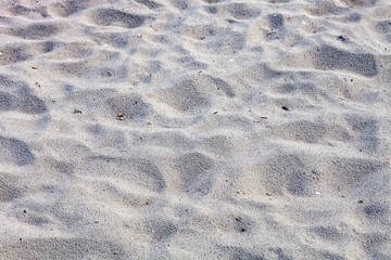 Closeup sand of beach in the summer