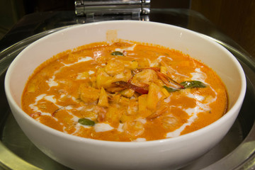 Red curry with pork