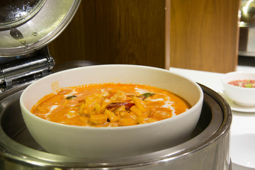 Red curry with pork