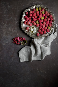 Litchis or Lychee, a traditional Chinese fruit