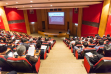 BLURRED of Seminar or Conference room. business or education concept.