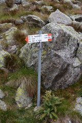 cartelli segnaletici sentieri cai