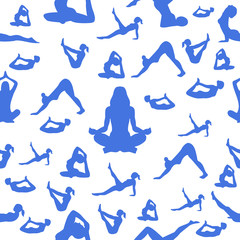 seamless pattern Yoga