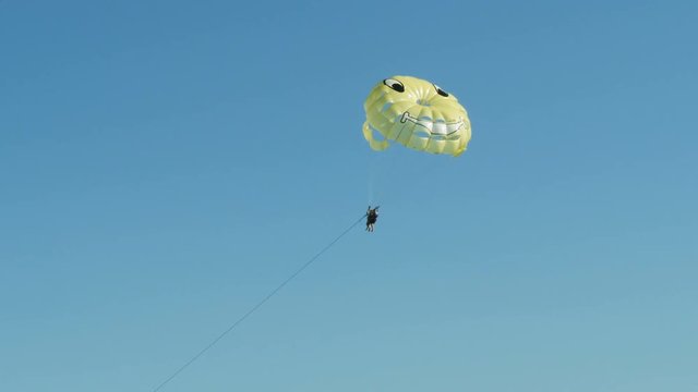 Parasailer on the French Riviera