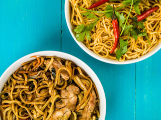 Chicken Chow Mein With Egg Noodles