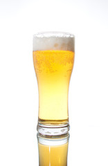 A glass of beer