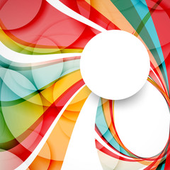 Abstract background color waves