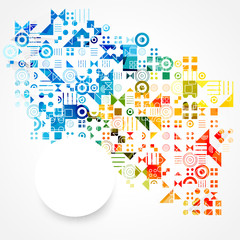 Abstract geometric background