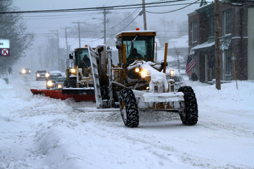 Snowplows, Bar Harbor, Winter 2013