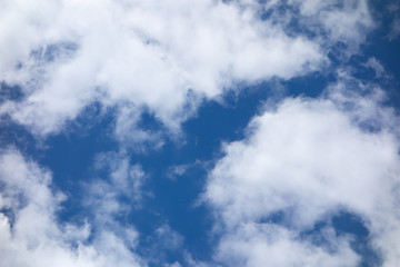 blue sky with cloud