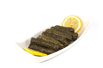 Rice stuffed grape leaves