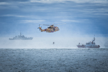 Dramatic Coast Guard Ocean Rescue © Brodie Frehlich