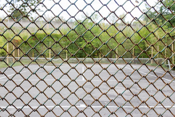 Fototapeta premium the old tennis court