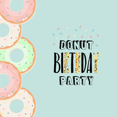 Donut birthday party