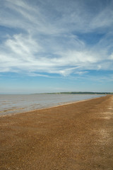 Beautiful Sandbay beach scene