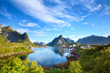 Reine fishing village in Lofoten Islands, Norway