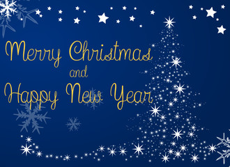 Merry Christmas and happy new year background