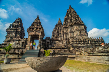 Prambanan or Candi Rara Jonggrang is a Hindu temple compound in Java, Indonesia, dedicated to the...