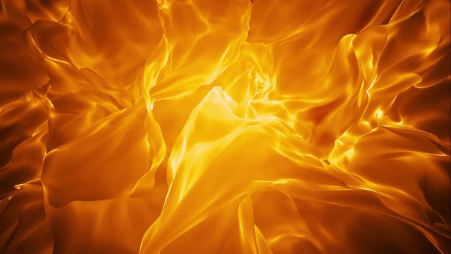 Slow Motion Elegant Abstract Flame Loop