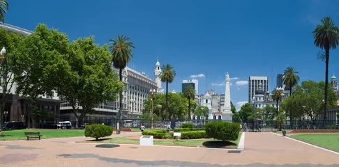 Foto op Canvas Plaza de Mayo, Downtown Buenos Aires, Argentinië © Thiago Santos