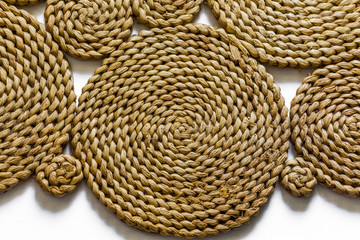 Pattern nature for background of handicraft weave texture wicker surface