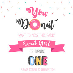 Donut birthday party