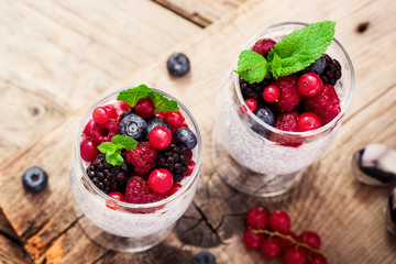 Chia Seed Pudding and Fruit