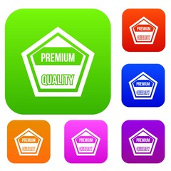 Premium quality label set collection