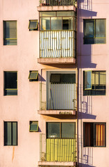 Fototapeta premium Three Balconies in Valparaiso