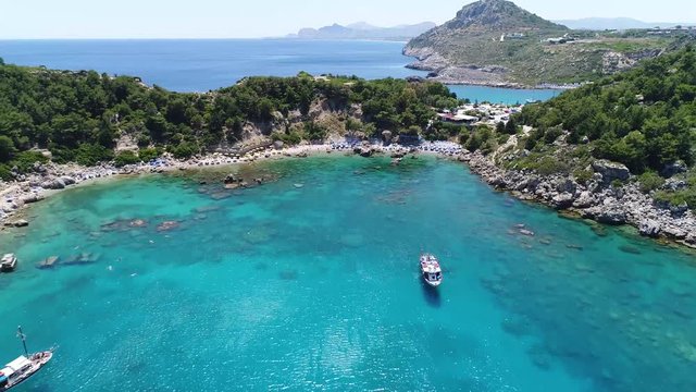 Rhodes Greece Antony Quinn Bay 