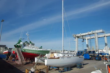 Photo sur Plexiglas Porte chantier nautique 