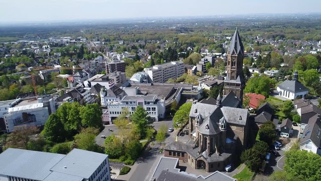 Aerial View Germany Benberg Bergisch Gladbach
