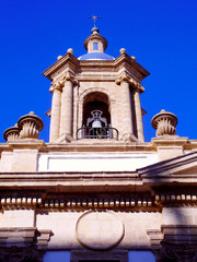 Obraz premium Campanario de la iglesia con campanas