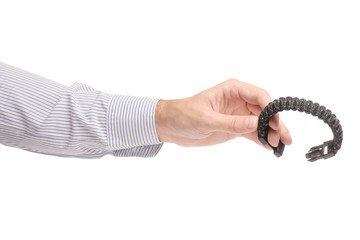 Paracord bracelet isolation