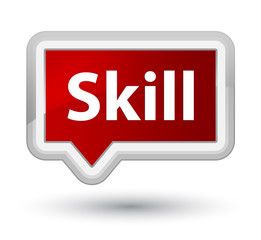 Skill prime red banner button